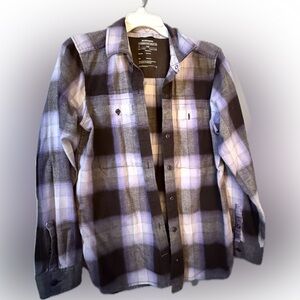 REI Flannel Plaid Button-Up Shirt. Large